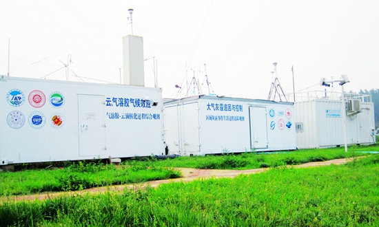 观测仪器所在集装箱